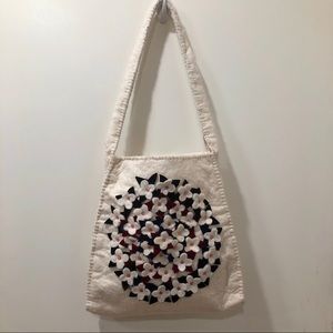 Wool Handmade floral Bag